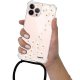 Coque cordon iPhone 13 Pro Dessin Marguerite Evetane