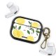 Housse pour Airpods Pro silicone liquide noir Citrons Motif Ecriture Tendance Evetane