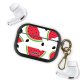 Housse pour Airpods Pro silicone liquide noir Pastèque Motifs Motif Ecriture Tendance Evetane