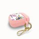 Housse pour Airpods silicone liquide rose Jungle Tropicale Motif Ecriture Tendance Evetane