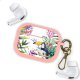 Housse pour Airpods Pro Jungle Tropicale Motif Ecriture Tendance Evetane