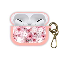 Housse pour Airpods Pro Cerisier Motif Ecriture Tendance Evetane