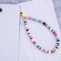 Bijoux de téléphone MAELLE à accrocher à votre coque perles multicolors