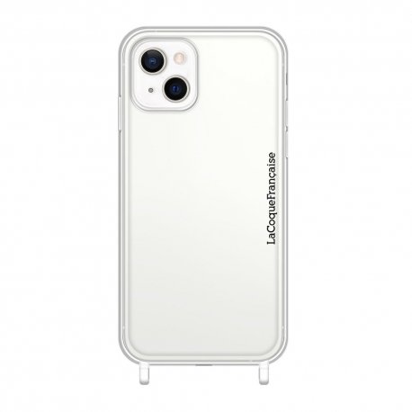 Coque iPhone 14 Plus transparente anti-choc avec anneaux transparents en silicone