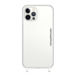 Coque iPhone 14 Pro Max transparente anti-choc avec anneaux transparents en silicone