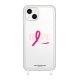 Coque iPhone 13 anneaux silicones Octobre Rose LaCoqueFrançaise