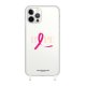 Coque iPhone 12 Pro Max anneaux silicones Octobre Rose LaCoqueFrançaise