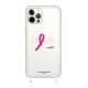 Coque iPhone 12/12 Pro anneaux silicones Octobre Rose LaCoqueFrançaise