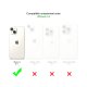 Coque iPhone 14 Anti-Chocs avec Bords Renforcés en silicone Transparente