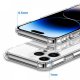 Coque iPhone 14 Pro Anti-Chocs avec Bords Renforcés en silicone Transparente