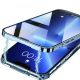 Coque 360 intégrale aimanté bleuet transparente iPhone 14 Pro Max 