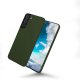 Coque Samsung Galaxy S22 Vert Foret Silicone liquide + 2 Vitres en Verre trempé Protection écran Antichocs