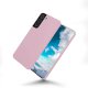 Coque Samsung Galaxy S22 Rose Silicone liquide + 2 Vitres en Verre trempé Protection écran Antichocs