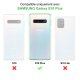 Coque Samsung Galaxy S10 Plus Vert Foret Silicone liquide + 2 Vitres en Verre trempé Protection écran Antichocs