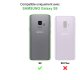 Coque Samsung Galaxy S9 Vert Foret Silicone liquide + 2 Vitres en Verre trempé Protection écran Antichocs