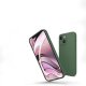 Coque iPhone 13 Mini Silicone liquide Vert Foret + 2 Vitres en Verre trempé Protection écran Antichocs