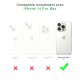 Coque iPhone 14 Pro Max Silicone liquide Vert Foret + 2 Vitres en Verre trempé Protection écran Antichocs