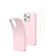 Coque iPhone 14 Pro Silicone liquide Rose + 2 Vitres en Verre trempé Protection écran Antichocs