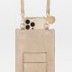 Sac universel Bahia de téléphone en cuir doré
