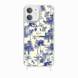 Coque iPhone 12 Mini avec anneau glossy transparente Botanic Rêve Design La Coque Francaise.
