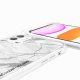 Coque iPhone 11 avec anneau glossy transparente Marbre gris Design La Coque Francaise.