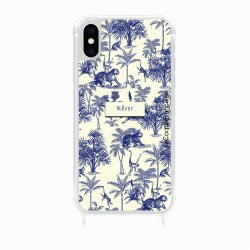 Coque iPhone Xs max avec anneau glossy transparente Botanic Rêve Design La Coque Francaise.