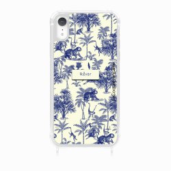 Coque iPhone XR avec anneau glossy transparente Botanic Rêve Design La Coque Francaise.