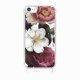 Coque iPhone 7/8/SE 2020/SE 2022 avec anneau glossy transparente Fleurs roses Design La Coque Francaise.