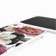 Coque iPhone 7/8/SE 2020/SE 2022 avec anneau glossy transparente Fleurs roses Design La Coque Francaise.