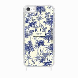 Coque iPhone 7/8/SE 2020/SE 2022 avec anneau glossy transparente Botanic Rêve Design La Coque Francaise.