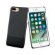Muvit Coque Skin Case Edition Double Pu Noir Pour Apple Iphone 7+/8+