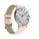 Montre connectée Bluetooth contrôle de musique, podométre - Bracelet Rose façcon croco