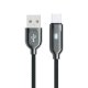 Câble Type C - USB : charge et transmision de données  -  2,4A - 1M Noir