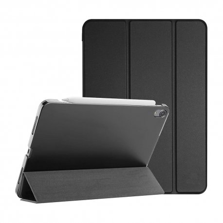 Étui Smart Cover iPad 10.9 Pouces 10eme Generation (2022) Noir à Rabat avec  Support - Coquediscount