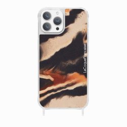 Coque iPhone 14 Pro Max avec anneau glossy transparente Antilope Design La Coque Francaise.