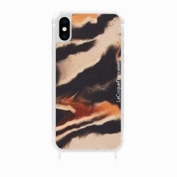 Coque iPhone Xs max avec anneau glossy transparente Antilope Design La Coque Francaise.