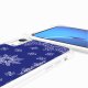 Coque iPhone XR avec anneau glossy transparente Bandana bleu Design La Coque Francaise.