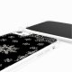 Coque iPhone 7/8/SE 2020/SE 2022 avec anneau glossy transparente Bandana noir Design La Coque Francaise.