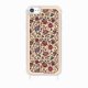Coque iPhone 7/8/SE 2020/SE 2022 avec anneau glossy transparente Foulard fleurs rouges Design La Coque Francaise.