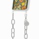 Coque iPhone 7/8/SE 2020/SE 2022 avec anneau glossy transparente Foulard fleurs oranges Design La Coque Francaise.