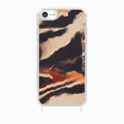 Coque iPhone 7/8/SE 2020/SE 2022 avec anneau glossy transparente Antilope Design La Coque Francaise.