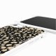 Coque iPhone 7/8/SE 2020/SE 2022 avec anneau glossy transparente Léopard noir et beige Design La Coque Francaise.
