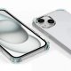 Coque iPhone 15 Antichoc bords renforcés en Silicone Transparente  