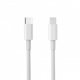 Câble blanc 2M USB C/Lightning (MFi) pour iPhone ( hormis iPhone 15 , 15 Pro, 15 Pro Max ,15 Plus)