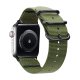 Bracelet en nylon pour Apple Watch (42/44/45/49 mm) Vert Foret