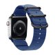 Bracelet en nylon pour Apple Watch (42/44/45/49 mm) Bleu