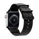 Bracelet en nylon pour Apple Watch (42/44/45/49 mm) Noir