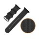 Bracelet en nylon pour Apple Watch (42/44/45/49 mm) Noir