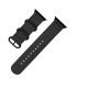 Bracelet en nylon pour Apple Watch (42/44/45/49 mm) Noir