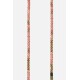 Chaîne bijou Joy 120 cm perles naturels de boulier roses avec mousquetons dorés